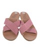 Ancient Greek Sandals Plaid Print Slides