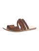 Ancient Greek Sandals Suede Slides
