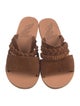 Ancient Greek Sandals Suede Slides