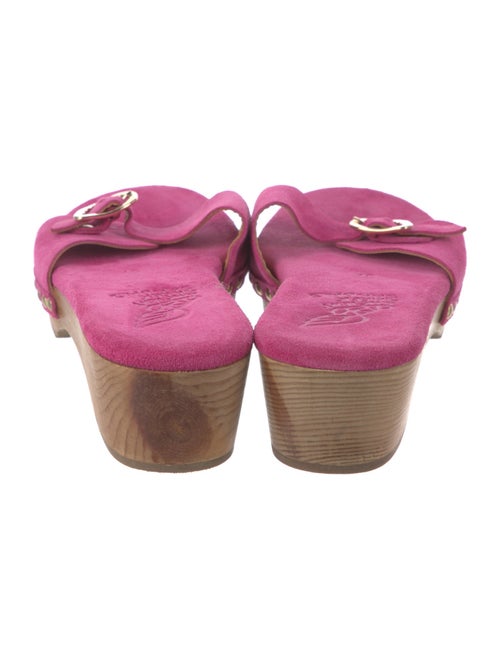 Ancient Greek Sandals Suede Slides