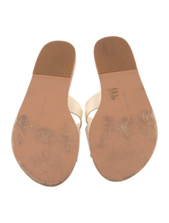 Ancient Greek Sandals Leather Slides