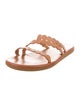 Ancient Greek Sandals Leather Slides