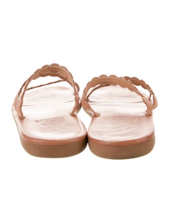 Ancient Greek Sandals Leather Slides