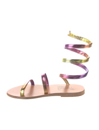 Ancient Greek Sandals Leather Gladiator Sandals