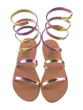 Ancient Greek Sandals Leather Gladiator Sandals