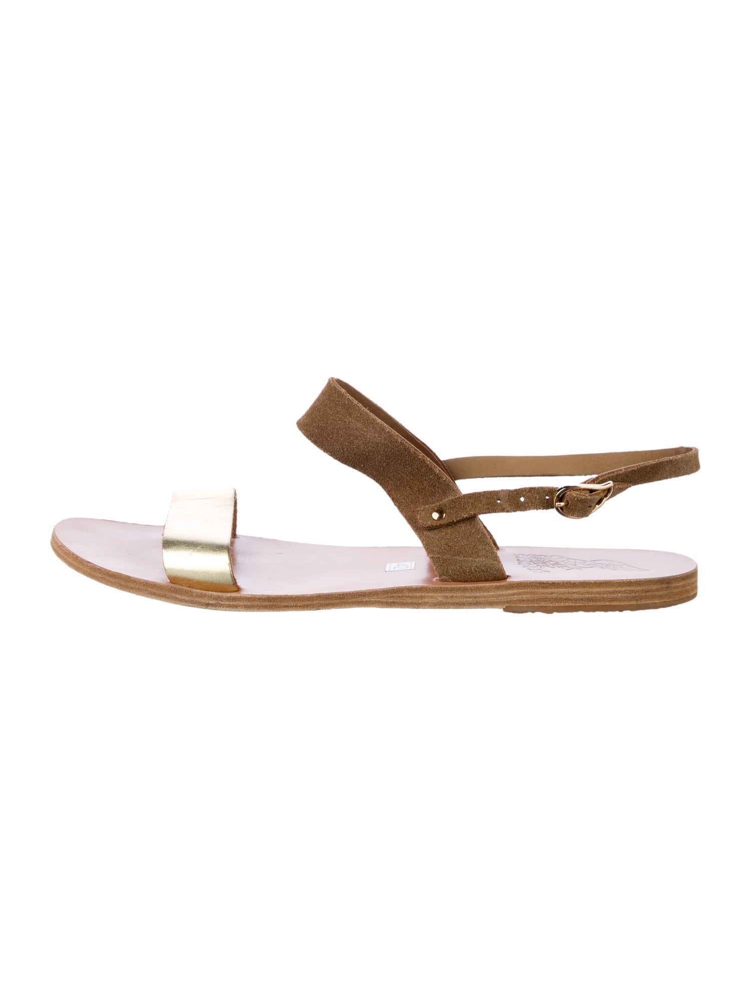 Ancient Greek Sandals Leather Slingback Sandals