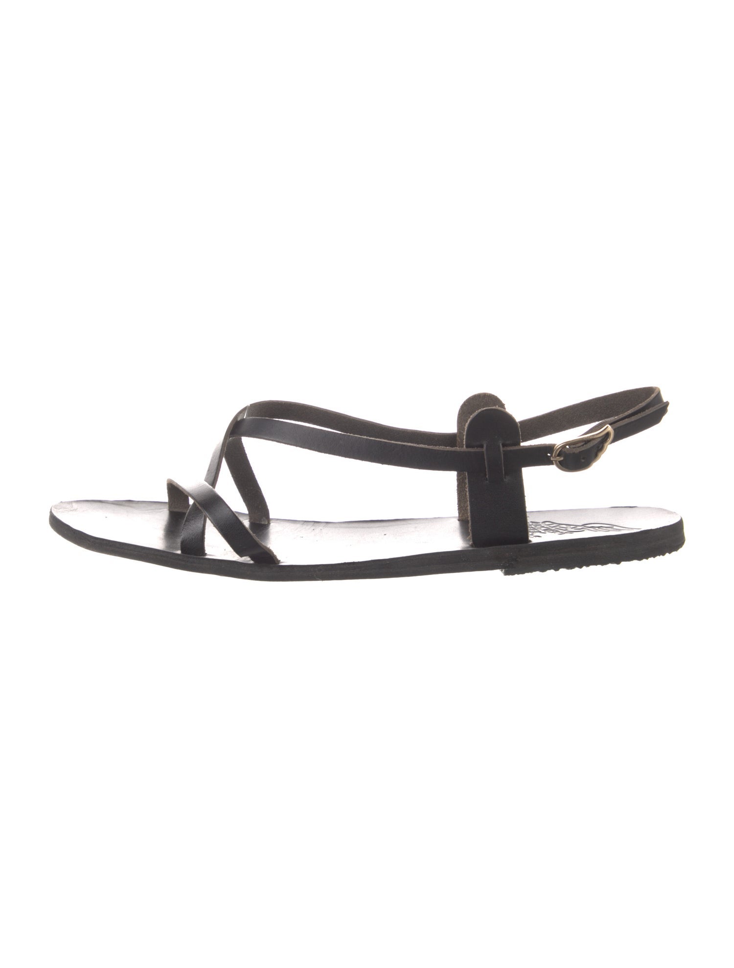Ancient Greek Sandals Leather Slingback Sandals