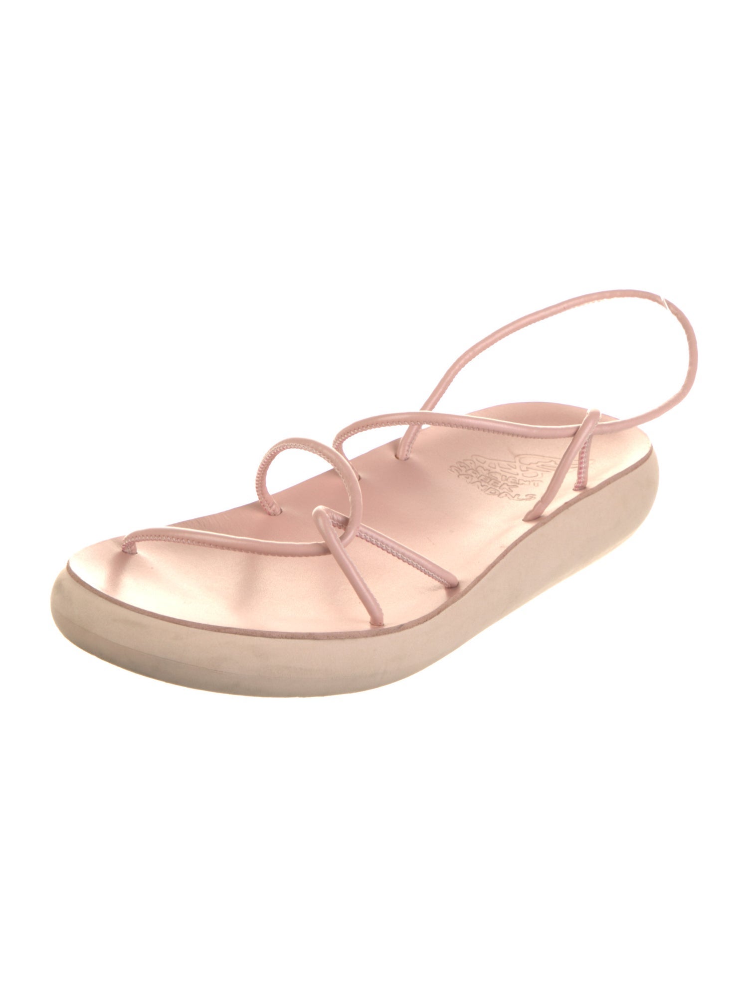 Ancient Greek Sandals Leather Slingback Sandals