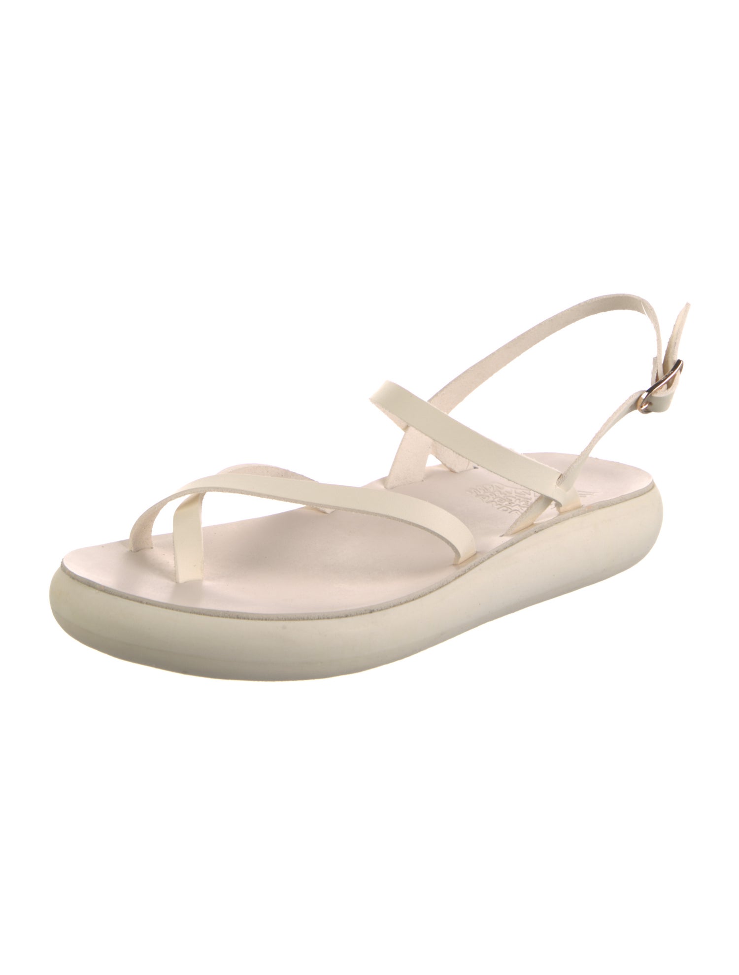 Ancient Greek Sandals Leather Slingback Sandals