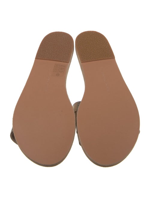 Ancient Greek Sandals Leather Slides