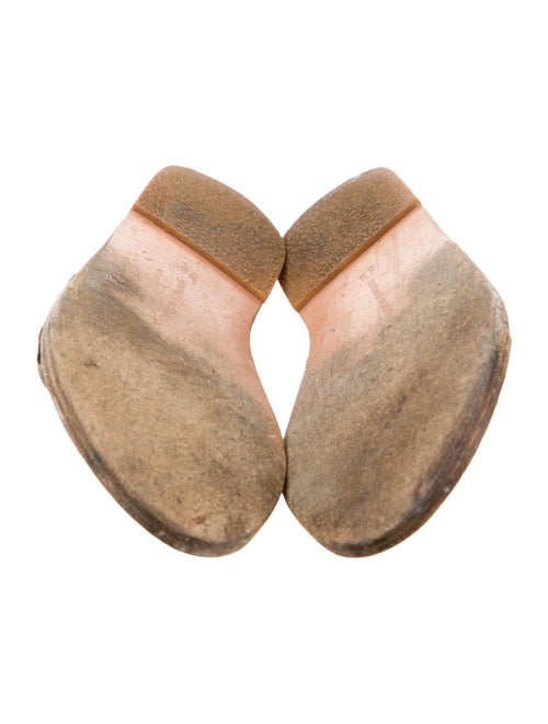 Ancient Greek Sandals Ponyhair Animal Print Slides