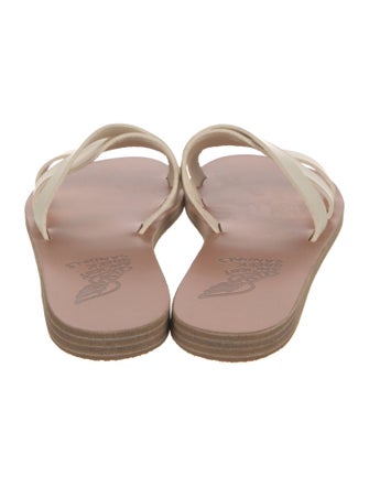 Ancient Greek Sandals Leather Slides