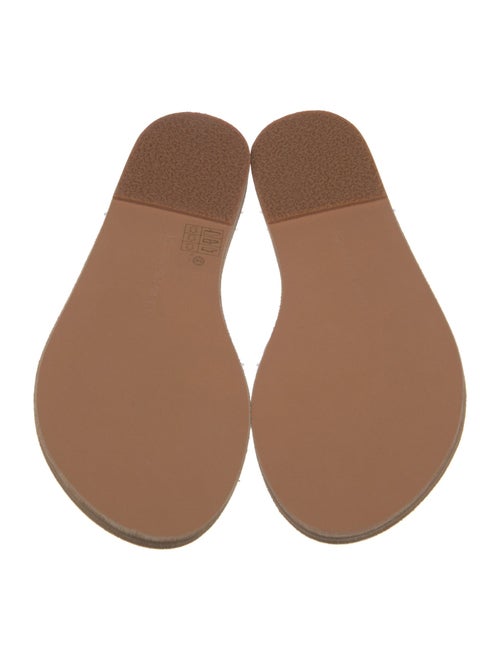 Ancient Greek Sandals Leather Slides