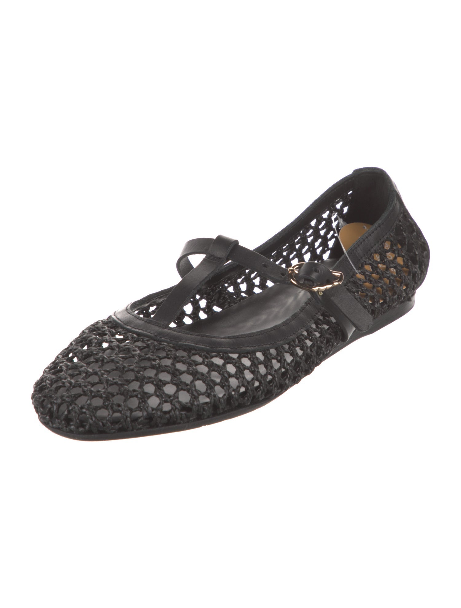 Ancient Greek Sandals Raffia Leather Trim Embellishment Mary Jane Flats