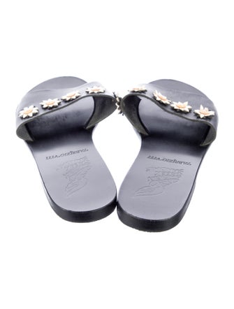 Ancient Greek Sandals Leather Slides