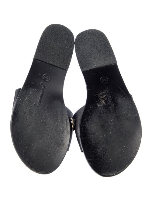 Ancient Greek Sandals Leather Slides