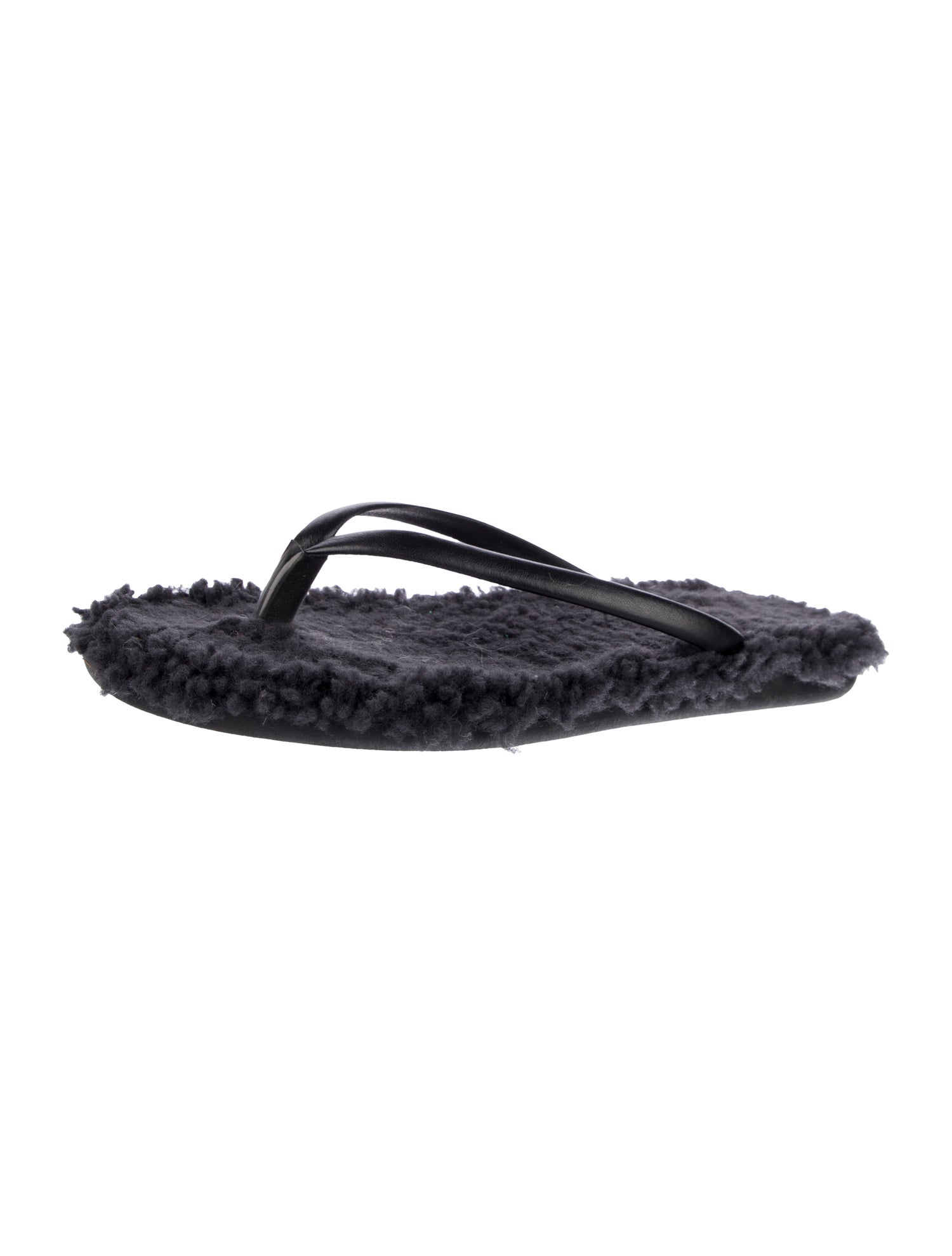 Ancient Greek Sandals Faux Fur Flip Flops