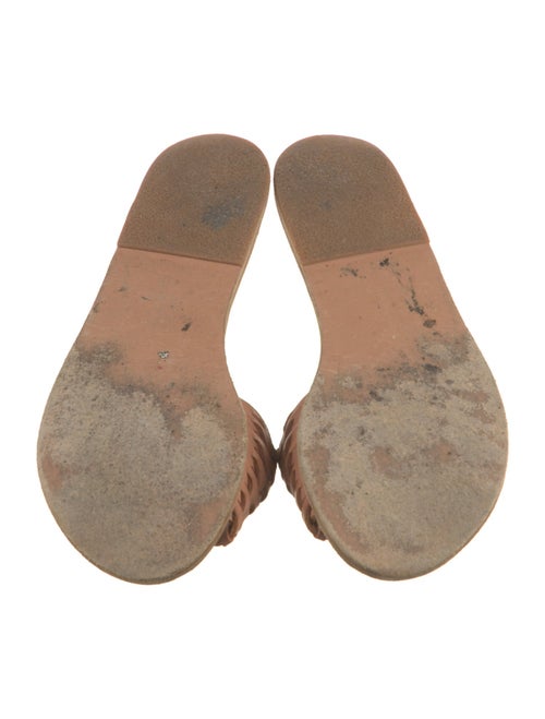 Ancient Greek Sandals Leather Slides