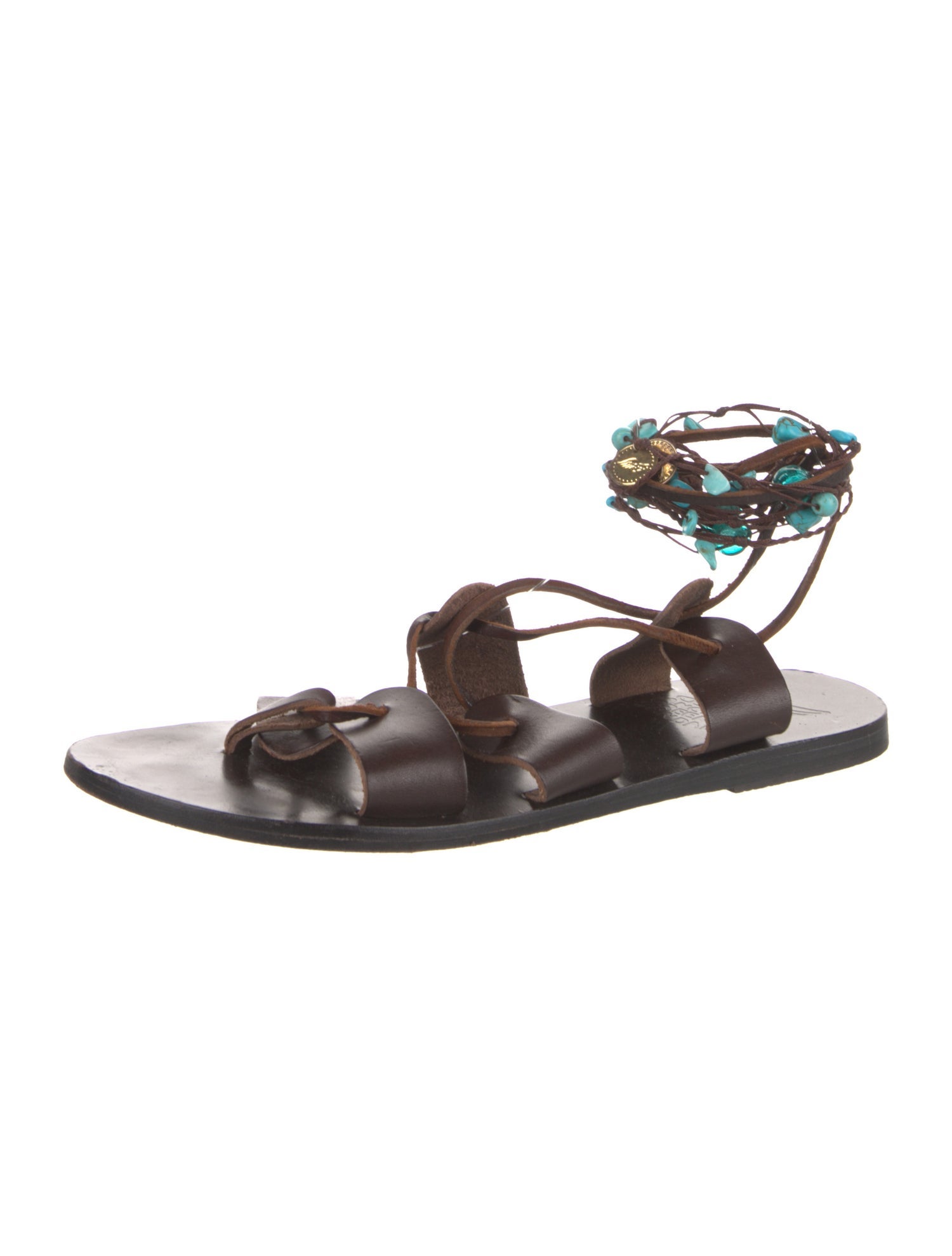 Ancient Greek Sandals Leather Gladiator Sandals