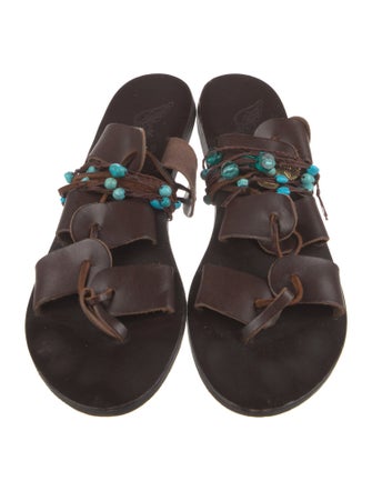 Ancient Greek Sandals Leather Gladiator Sandals