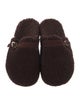 Ancient Greek Sandals Faux Fur Mules