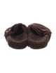Ancient Greek Sandals Faux Fur Mules