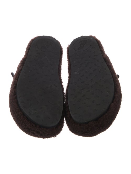 Ancient Greek Sandals Faux Fur Mules