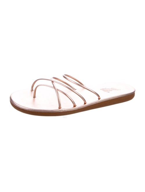 Ancient Greek Sandals Leather Slides