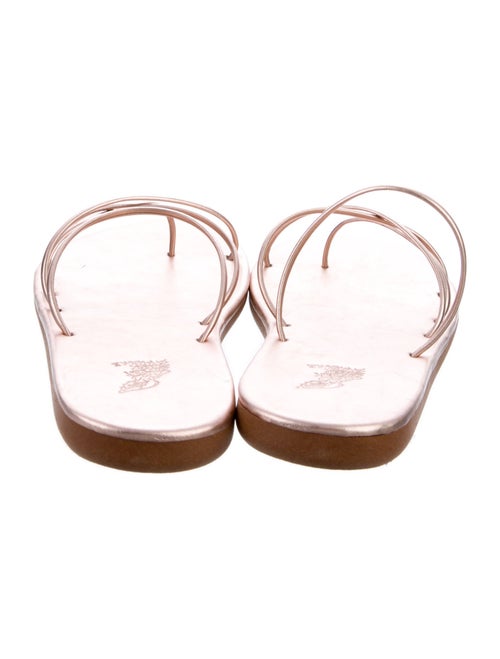 Ancient Greek Sandals Leather Slides