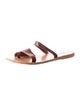 Ancient Greek Sandals Leather Slides