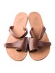 Ancient Greek Sandals Leather Slides