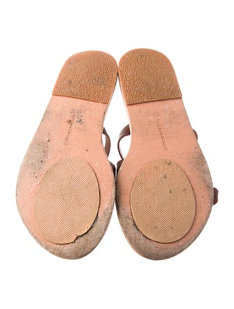 Ancient Greek Sandals Leather Slides