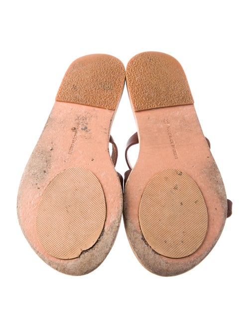 Ancient Greek Sandals Leather Slides