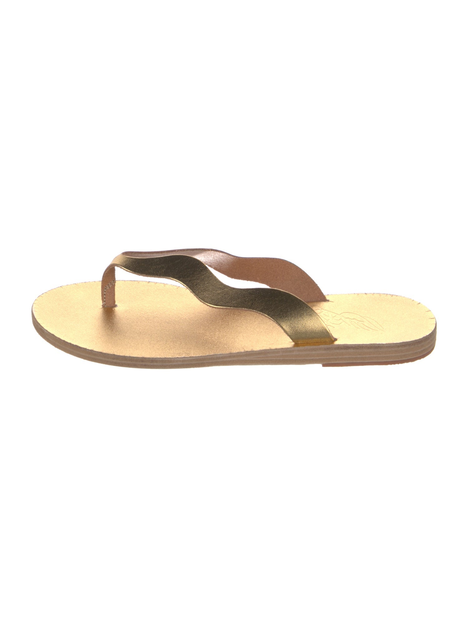 Ancient Greek Sandals Leather Slides