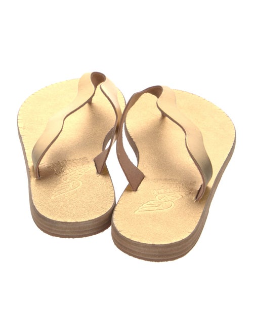 Ancient Greek Sandals Leather Slides