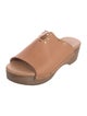 Ancient Greek Sandals Leather Studded Accents Slides