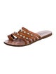 Ancient Greek Sandals Leather Slides