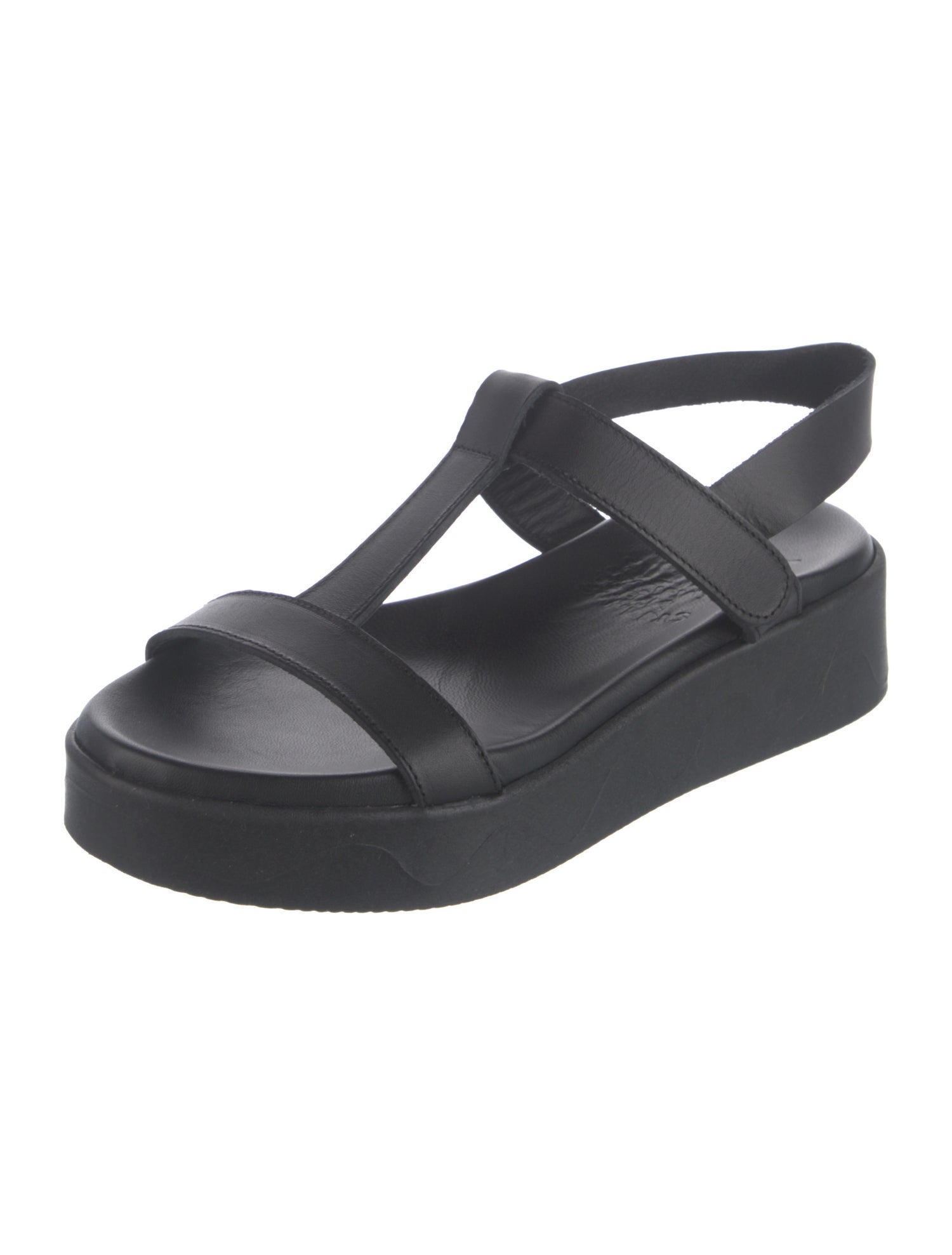 Ancient Greek Sandals Leather T-Strap Sandals
