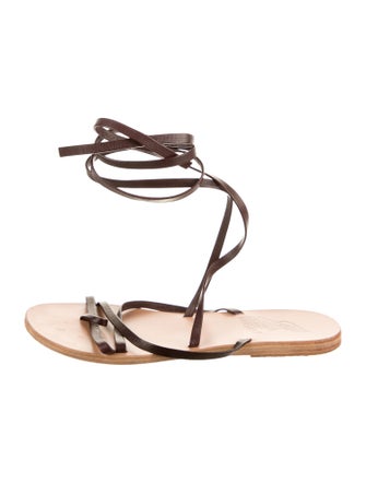 Ancient Greek Sandals Leather Gladiator Sandals