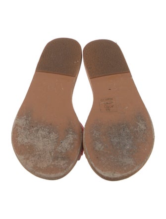 Ancient Greek Sandals Leather Slides