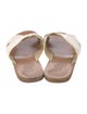 Ancient Greek Sandals Leather Lasercut Accents Slides