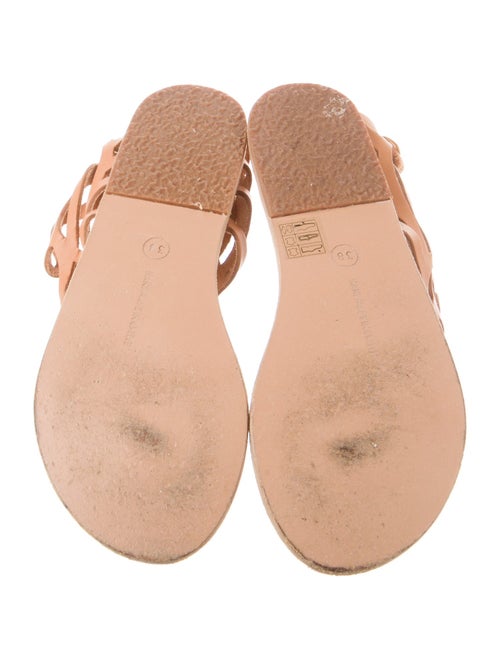 Ancient Greek Sandals Leather Studded Accents Sandals