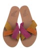 Ancient Greek Sandals Suede Slides