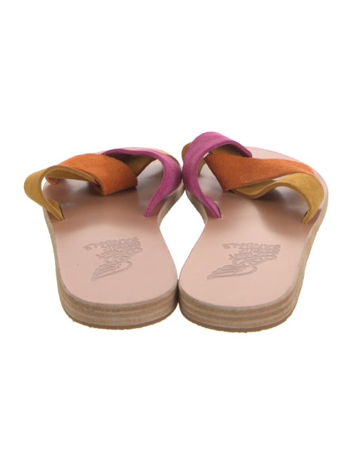 Ancient Greek Sandals Suede Slides