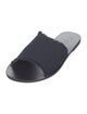 Ancient Greek Sandals Denim Raw-Edge Trim Slides