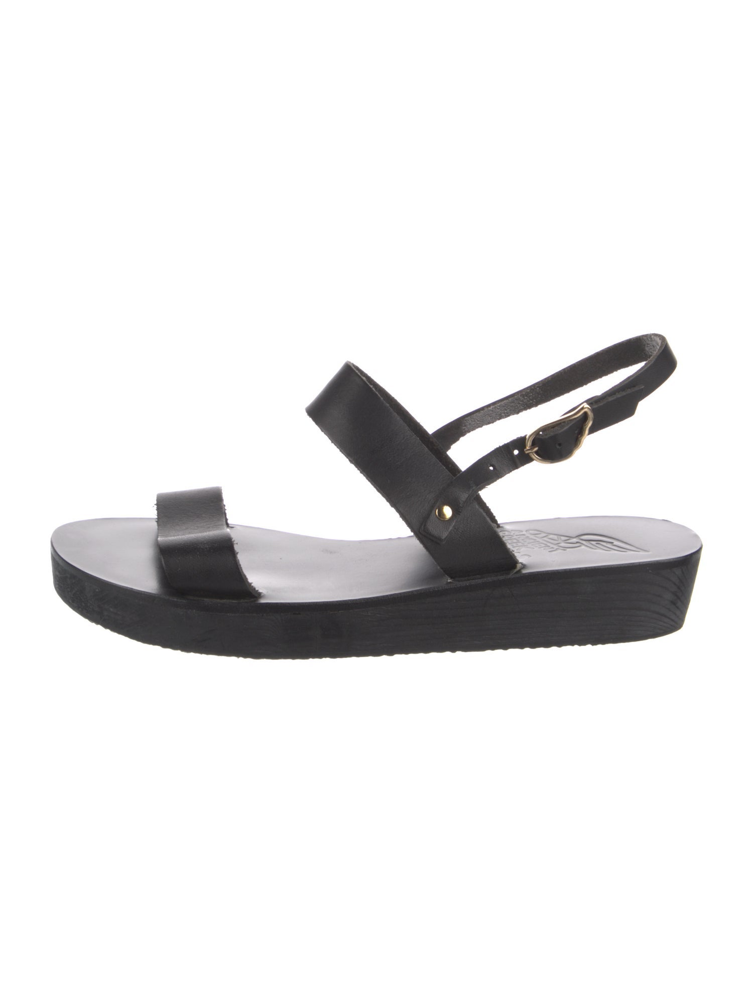 Ancient Greek Sandals Leather Slingback Sandals