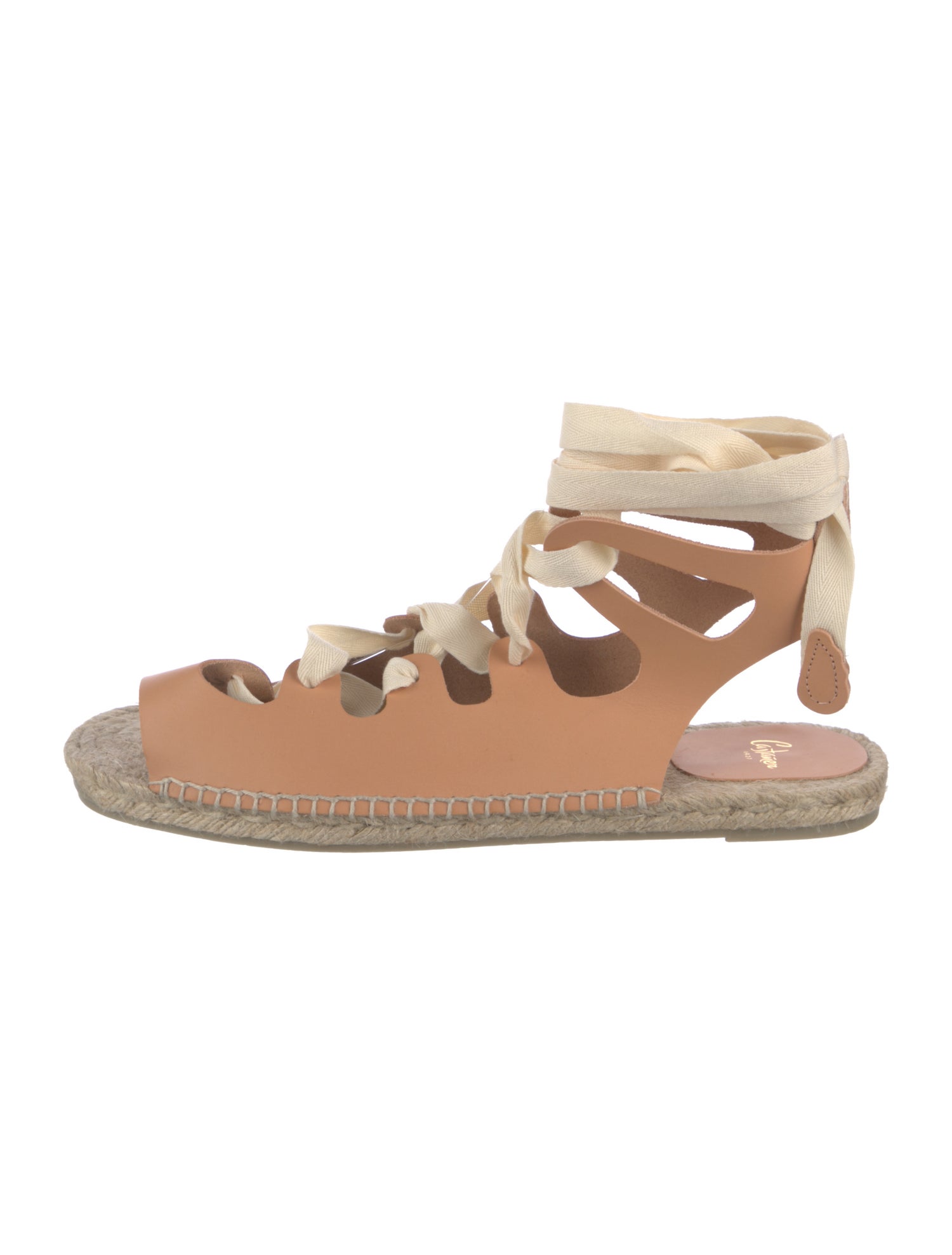 Ancient Greek Sandals Leather Animal Print Gladiator Sandals
