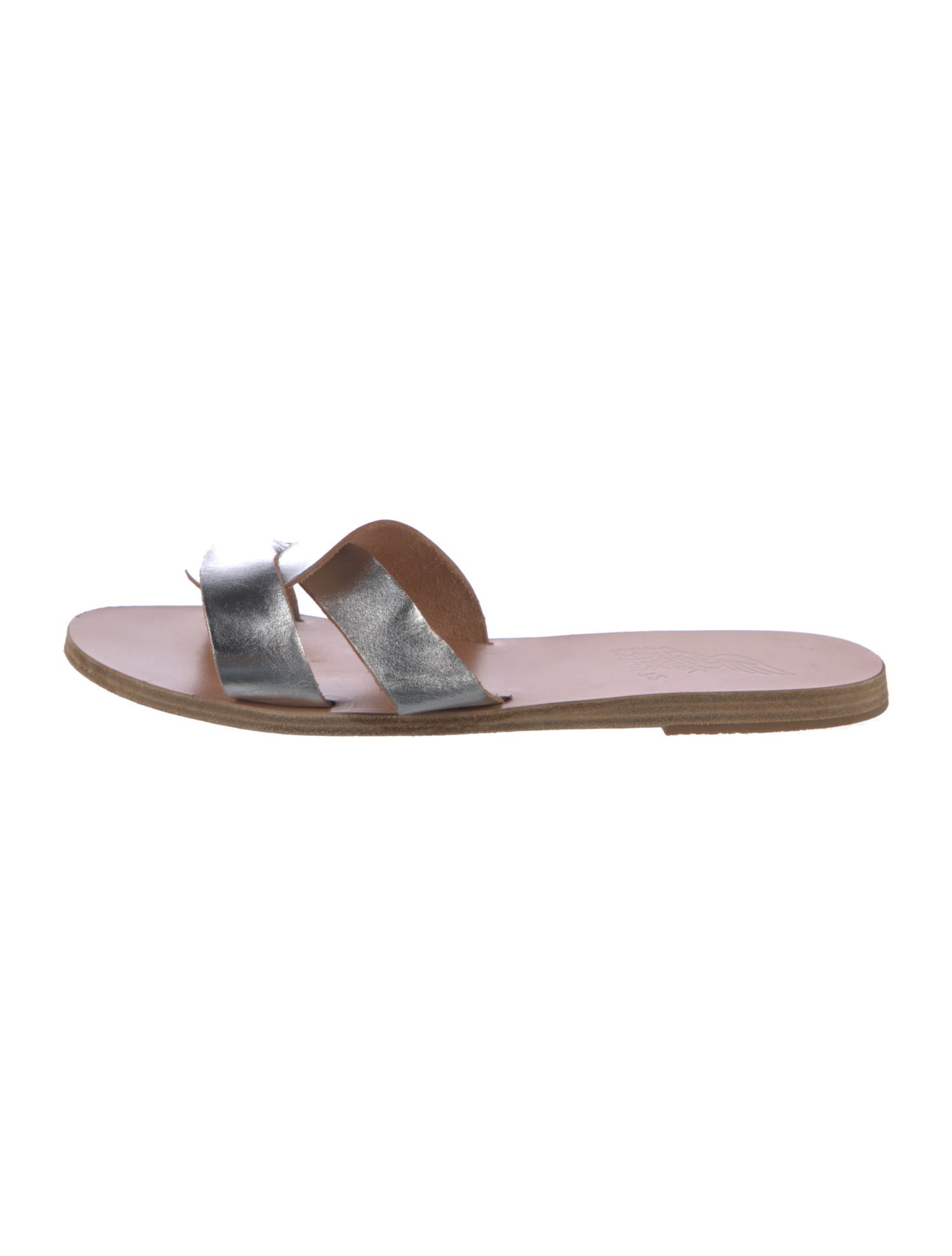 Ancient Greek Sandals Leather Slides