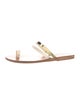 Ancient Greek Sandals Leather Slides