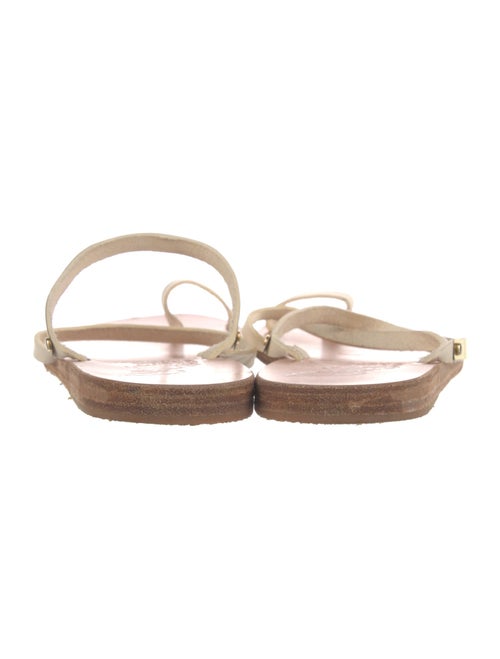 Ancient Greek Sandals Leather Slides